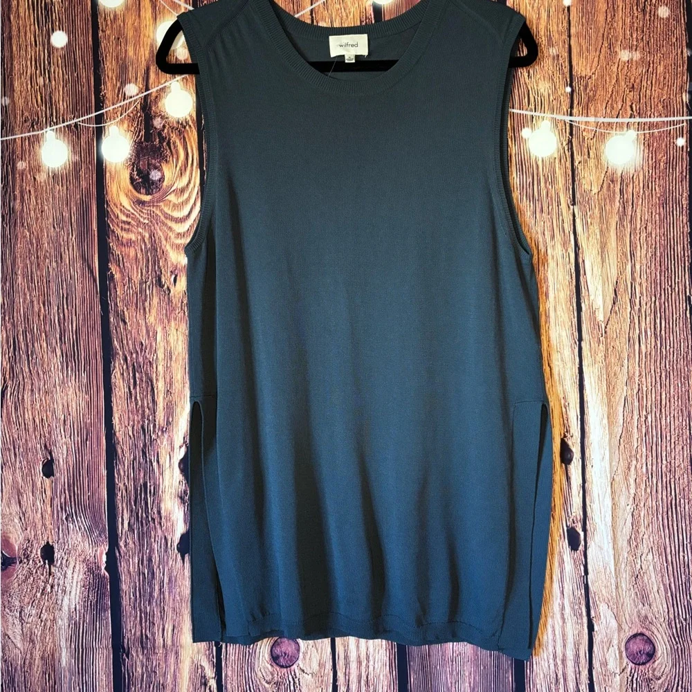 Wilfred Aritzia Palmier Sleeveless Knitted Tunic - Picture 2 of 6